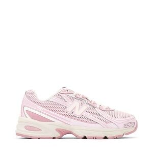 New Balance Women's Light Pink and Cream Sneakers